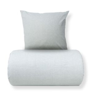 Dobbelt sengetøj 200x200 cm - Bomulds flonel - Green Melange
