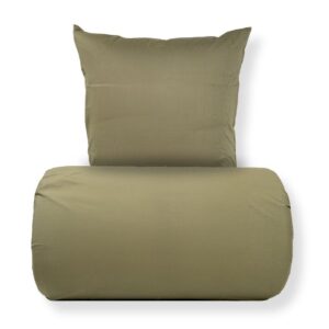 Dobbelt sengetøj 200x220 cm - Stonewashed - Firm green