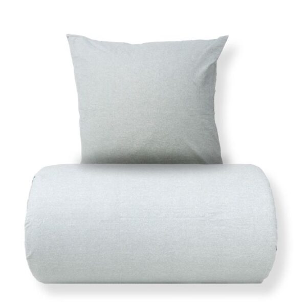 Dobbelt sengetøj 240x220 cm - Bomulds flonel - Green Melange