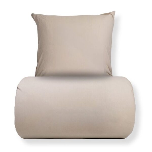 Dobbelt sengetøj 240x220 cm - Stonewashed - Firm sand