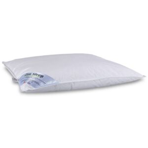 Dunpude 50x60 cm - Mellem hovedpude med moskusdun - 1 kammer hovedpude - Zen Sleep