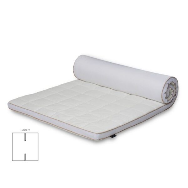 H-Split Topmadras - 180x200 cm 5 cm høj - NASA Memory Skum - Borg Living - Ergonomisk topmadras