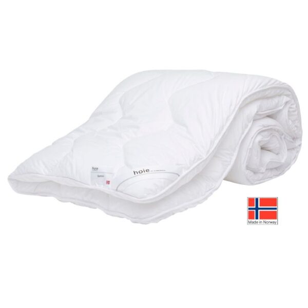 Høie vinterdyne - Termo fiberdyne - Tyk dyne med 2 lag - 140x220 cm - Høie Gemini varm dyne