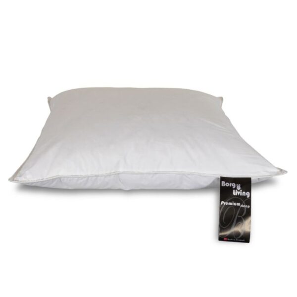 Hovedpude med moskusdun - 60x63 cm - 3 lags dunpude - Dansk Favorit pude