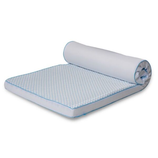Kølende topmadras - 180x210 cm - 7 zoner - Luksus memoryskum topmadras 8 cm høj - SLEEP TECH By Borg