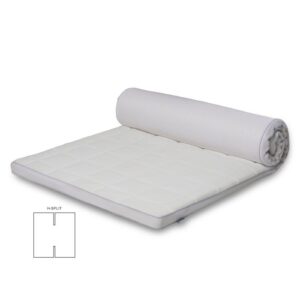 Latex H-split topmadras - 180x200 cm - 5 cm høj - Latex & naturlatex - Zen sleep topmadras til elevationsseng