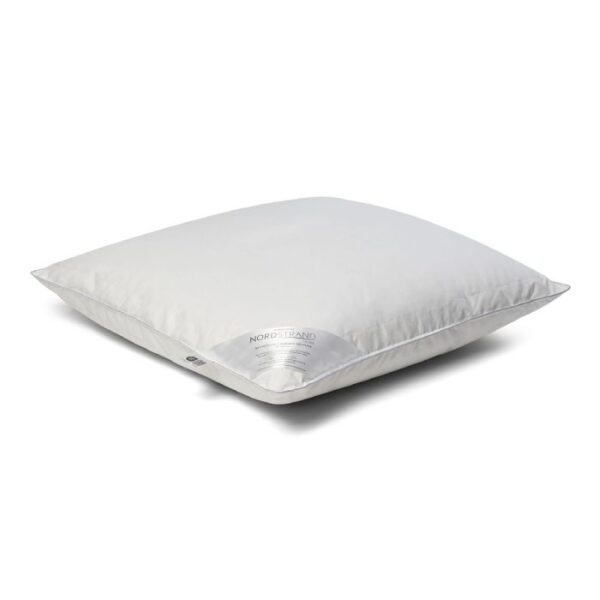 Moskusdun hovedpude - Høj pude - 3 kammer dunpude - 60x63 cm - Nordstrand Home moskusdunpude