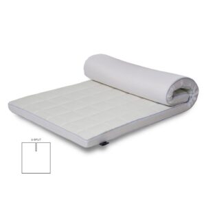 Naturlatex U-split topmadras - 180x200 cm - 7 cm høj - 100% Talalay naturlatex - Nature By Borg