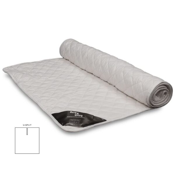 Rullemadras U-Split - 180x210 cm - Kogeægte Bomuld - Borg Living