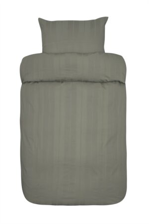 Sengetøj 140x220 cm - 100% bomuld - Høie of Scandinavia - Midnatt Tåkegrønn