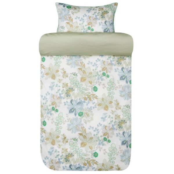 Sengetøj 140x220 cm - 100% bomuldssatin - Høie Of Scandinavia - Cassandra Light Green