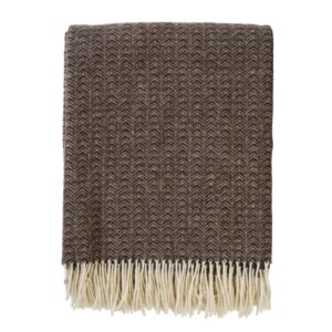 Uldplaid - 140x200 cm - Cashmere og merinould - Lucas Cigar