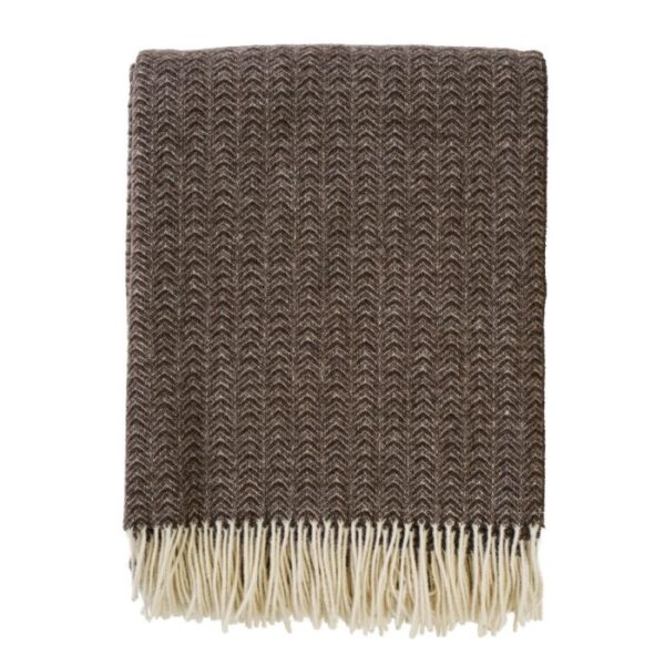Uldplaid - 140x200 cm - Cashmere og merinould - Lucas Cigar