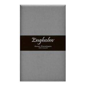 Engholm Textiles - Jersey faconlagen, 140x200x20 cm, Grå