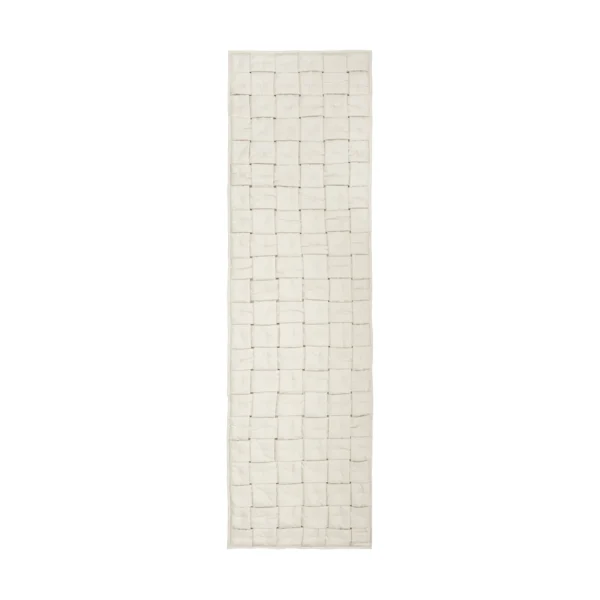 Ferm Living Sofi sengetæppe løber Parchment, 70x250 cm