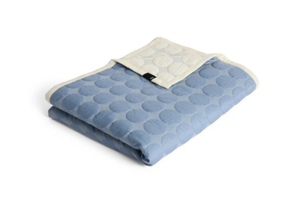 HAY - Mega Dot Sengetæppe - B235 x L245 cm - Støvet Blå