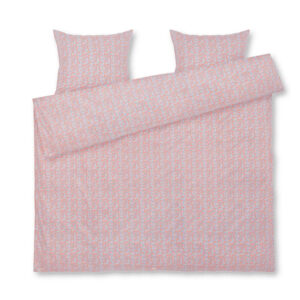 Juna - Pleasantly Sengetøj 200x220 cm lys blå/rosa