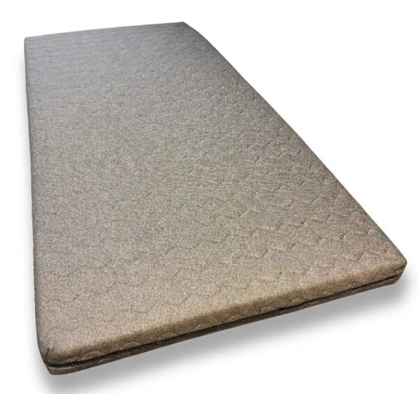 Karat Plus skummadras 90 x 200 cm med kraftigt vaskbart gråt betræk, vendbar