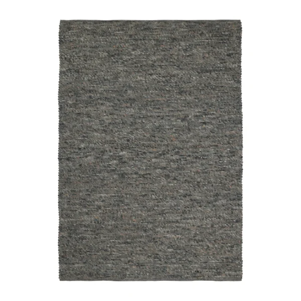 Linie Design Agner uldtæppe Charcoal, 250x350 cm