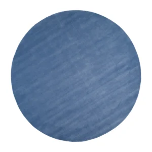 Linie Design Halo Cloud uldtæppe rundt Blue, Ø250 cm