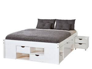 Timm seng 160x200 cm hvid