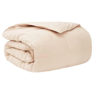 Vinterdyne i beige 135 × 200 cm - 100% naturlig kapok