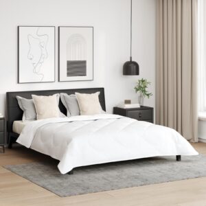 Vinterdyne sæt 3 dele - hvid microfiber, 260 × 220 cm
