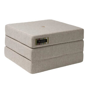 by Klipklap 3 Fold Single - Beige w. Sand