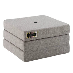 by Klipklap 3 Fold Single - Multi Grey w. Grey