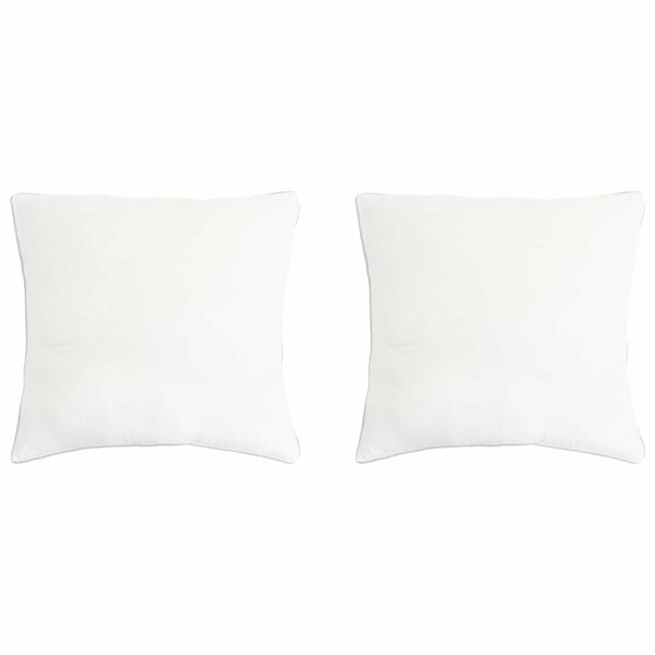 vidaXL Hovedpude 2 stk. 50 x 50 cm Bambusfiber Hvid