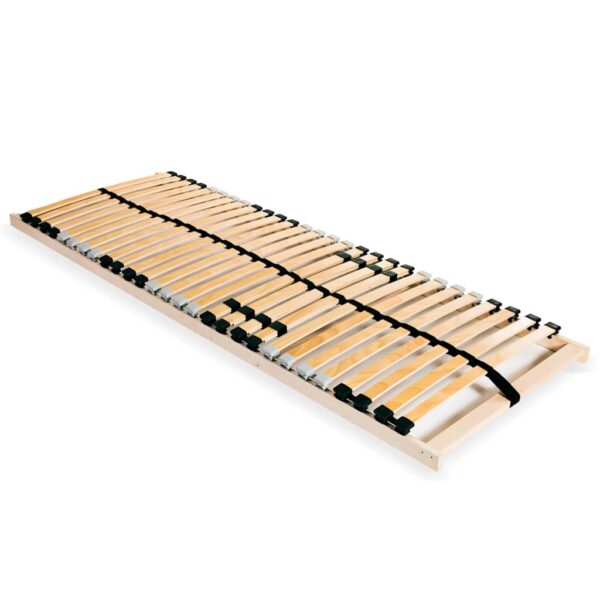 vidaXL lamelbund til seng med 28 lameller 7 zoner 80 x 200 cm
