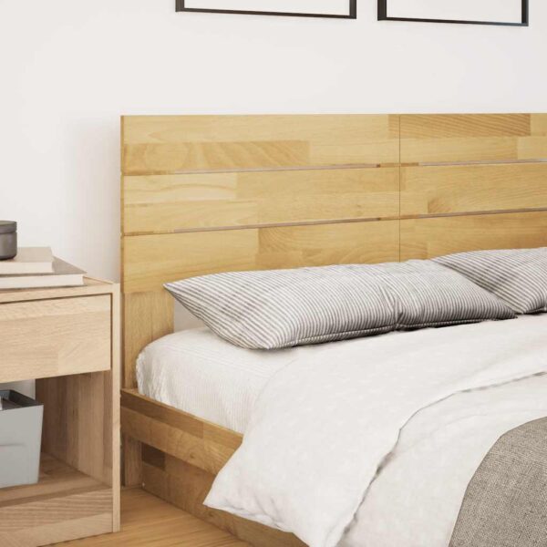 vidaXL sengegavl 160 cm massivt træ eg