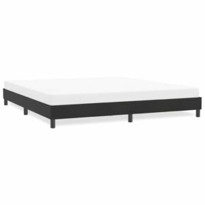 vidaXL sengeramme uden madras 180x210 cm fløjl sort