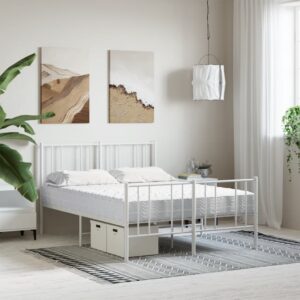 vidaXL skummadras 120x200 cm hårdhed H2 H3 hvid