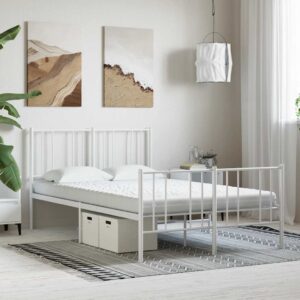 vidaXL skummadras 120x220 cm 7 zoner hårdhed 20 ILD hvid