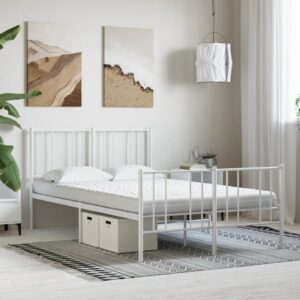 vidaXL skummadras 140x190 cm 7 zoner hårdhed 20 ILD hvid