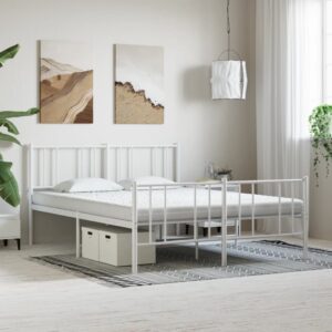 vidaXL skummadras 160x200 cm 7 zoner hårdhed 20 ILD hvid