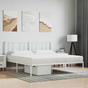 vidaXL skummadras 160x200 cm hårdhed H2 H3 hvid