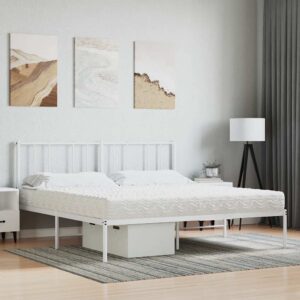 vidaXL skummadras 200x220 cm hårdhed H2 H3 hvid
