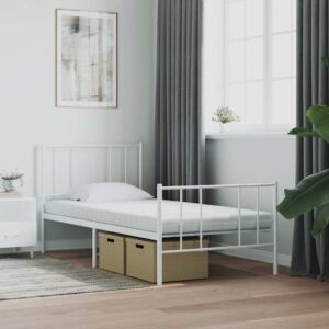 vidaXL skummadras 80x210 cm 7 zoner hårdhed 20 ILD hvid