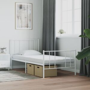vidaXL skummadras 90x200 cm 7 zoner hårdhed 20 ILD hvid