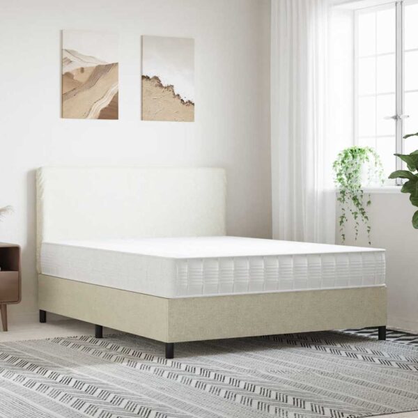 vidaXL springmadras m. pocket-fjedre medium 160x200 cm Super King Size