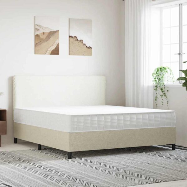 vidaXL springmadras m. pocket-fjedre medium fasthed 180x200 cm