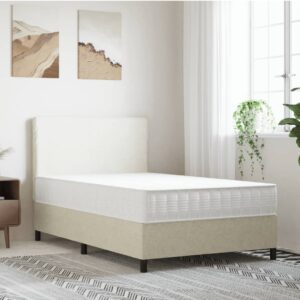 vidaXL springmadras med pocketfjedre 120x200 cm medium fast