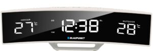 Digitalt vækkeur Blaupunkt CR12WH - sort/hvid
