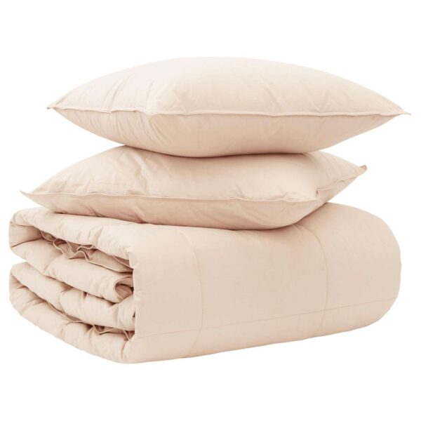 Dynesæt med 2 puder 135 x 220 cm 250 g/m² - beige