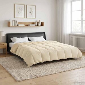 Helårsdyne 200 x 200 cm 4 årstider - creme