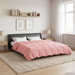 Helårsdyne 200 x 220 cm 4 årstider - lyserød