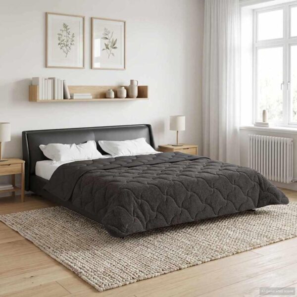 Helårsdyne 220 x 240 cm - antracit