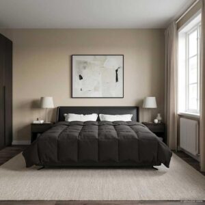 Helårsdyne 260 x 220 cm 4 årstider - antracit